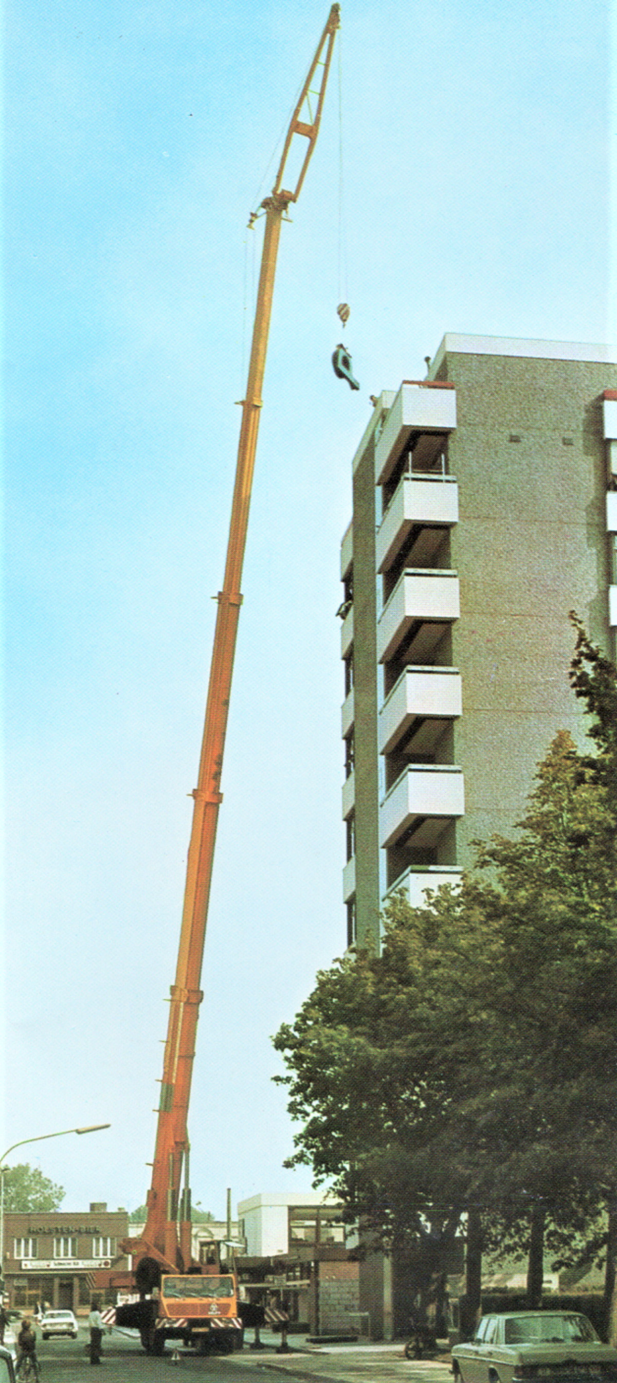 Kranbild Krupp 80 GMT Kaufpreis 812 000 DM Autokran Portal Autokran 