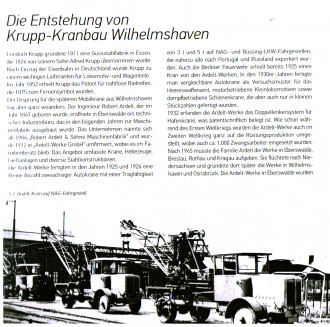 Die Enstehung von Krupp-Kranbau Wilhelmshaven von Dirk Bracht Teil 1