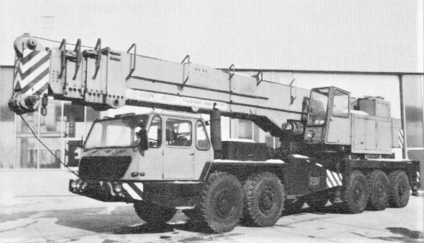 Kranbild Maull Autokrane GmbH Merzig Krupp 80 GMT Autokran Portal 