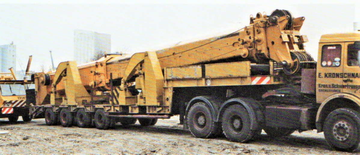 Kranbild Kronschnabel Franke Bremerhaven K 5003 K 10001 Krupp 500 